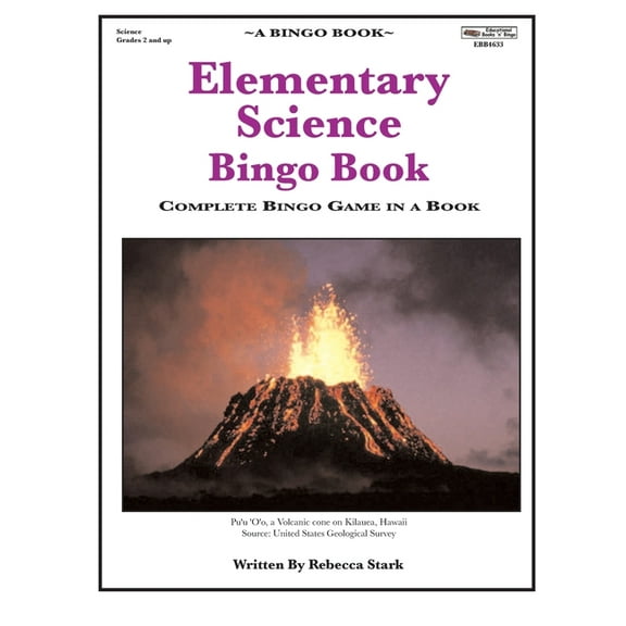 Elementary Science Bingo Book: Complete Bingo Game in a Book (Paperback)