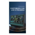 thumbnail image 5 of Live Sound Card USB Sound Mixer Professional Mixing Console Amplifier for Live Sing PC Cellphone, 5 of 5