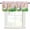 Pink Brown Green, variant on Easter Bunny Rod Pocket Curtain Valance, Spring Easter Eggs Floral Pink Plaid Farmhouse Window Valance for Living Room, Bedroom, Kitchen 42"W x 12"L