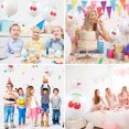 thumbnail image 2 of Toyvian 10pcs 12-inch Cherry Pattern Latex Balloons Lovely Balloons Home Decoration for Party Birthday Festival, 2 of 6