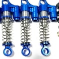 thumbnail image 4 of Youkk Front Rear Shock Absorber For XMYKC01CM Aluminum Alloy Crawler Smooth 4pcs RC Car Accessories Replacement Parts Dark Blue, 4 of 6