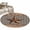 Brown, variant on Small Round Rug 3Ft Washable Non-Slip, Western Texas Star Vintage Circle Area Rugs for Living Room Bedroom, Rustic Wreath Wood Black Plaid Indoor Floor Mats Carpet Runner for Home Decor