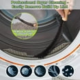 2Pieces Dryer Vent Cleaning Kit Brush Dryer Vent Cleaner Kit Vacuum