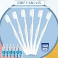 Yaomiao 500 Pack Disposable OIF8 Toothbrushes with Toothpaste