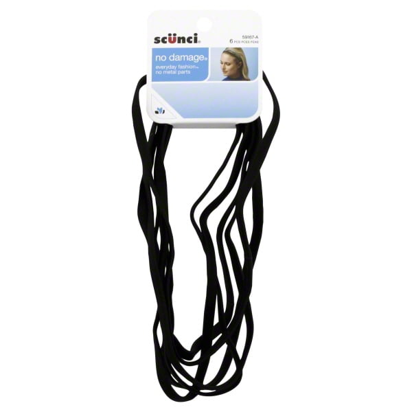 Scunci Hair Bands, 6 ct
