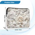 thumbnail image 3 of Laptop Inner Case 13.4x10.2In Laptop Case Is Suitable For 13-14In Laptop For Work Travel Outdoors Cartoon White Flowers, 3 of 7