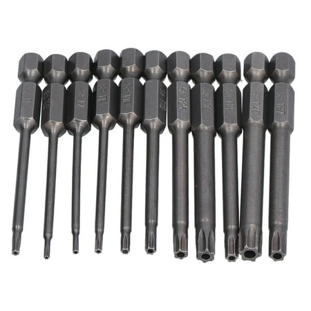 

Mavis Laven Safety Plum Blossom Screwdriver Bit Set 11 Piece Plum Blossom Screwdriver Bit Set 1/4in Hex Shank S2 Steel Magnetic 75mm Safety Bit Set Plum Blossom Screwdriver Bit Set