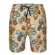 thumbnail image 3 of Balery Camp Badge Traje de Baño Estilo Hawaiano para Hombre, Shorts de Secado Rápido con Bolsillos-X-Large, 3 of 6