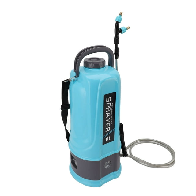 Rociador De Mochila Con Batería De Iones De Litio De 2000 MAh, 4 Galones, Para Césped, Jardín, Limpieza, Varita Retráctil, Con Correa De Hombro Ajustable,