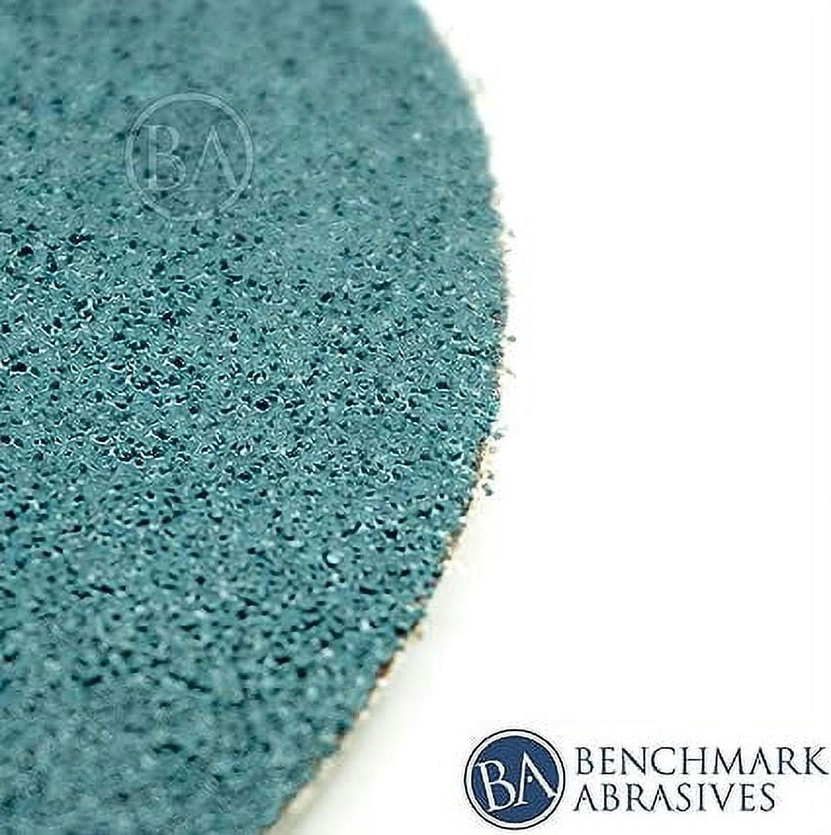 Benchmark Abrasives 6" Premium Zirconia No Hole PSA Discs, Self Adhesive Random Orbital Sander Discs for Sanding Polishing on Metal Wood Fiberglass (10 Pack) - 40 Grit