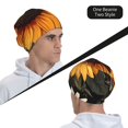 thumbnail image 6 of Logiee Sunflower Floral Butterfly Print Unisex Knit Beanie for Men Women Winter Hat,Beanies Skull Caps, 6 of 7