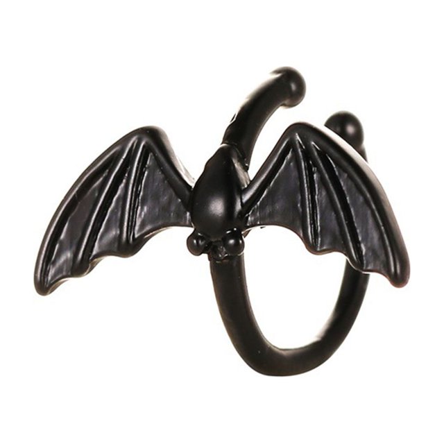 Pendientes Vintage Bat Mini Para Mujer Punk Charm Clip Accesorios De Joyería Halloween Fiesta Decoración Gótica 2023