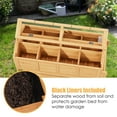 thumbnail image 3 of Raised Garden Bed with Wheels, Cover & Storage Shelves - Elevated Planter Box, 3 of 11