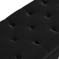 thumbnail image 6 of 48" Tufted Bench with Storage in Soft Velvet Espresso Sturdy Construction Stylish Seating with Internal Storage, 6 of 7