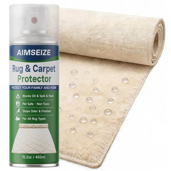 AIMSEIZE Waterproof Spray for Indoor Carpets and Floor Mats Repels Water Dirt Blocking Oil, Spills, and Stains 15.2 fl-oz,1 Pcs.