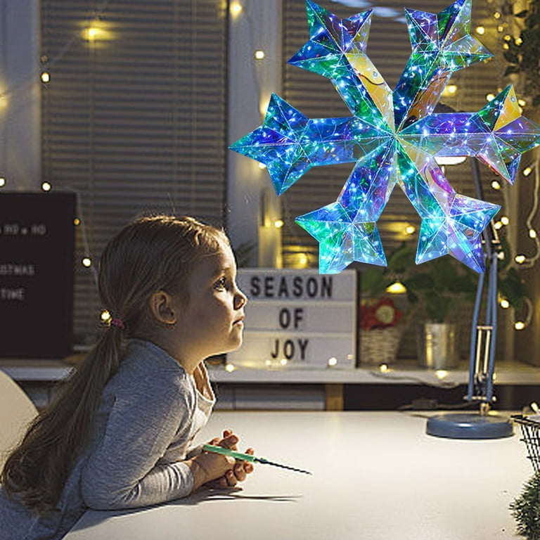 Twfbrm Christmas LED Lights-Prismatic Iridescent Christmas