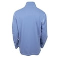 thumbnail image 2 of Nautica Mens Half Zip Mock Neck Sweatshirt (Blue, X-Large), 2 of 2