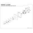 thumbnail image 3 of Kingston Brass KS4041ZX Millennium Single-Handle Six-Way Diverter Valve with Square Trim Kit, Polished Chrome, 3 of 4