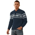thumbnail image 2 of Iceglad Men's Casual Christmas Sweater Slim Fit Xmas Pullover Knitwear Holiday Knit, 2 of 8