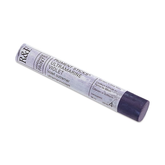 R&F Handmade Paints Pigment Stick, 38ml, Ultramarine Violet