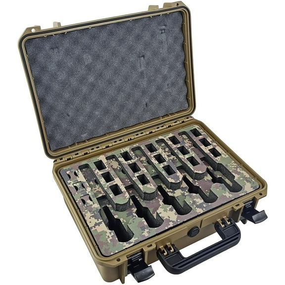 Doro Heavy-Duty Waterproof Case with Custom MyCaseBuilder Foam Insert - Sahara Case x Digital Camo Foam