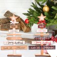 thumbnail image 3 of Billuyoard Decoración en forma de árbol de Navidad para Hotel y oficina en casa, estante de para sala de estar, mesita de noche, adorno de madera, Kits de decoración para fiestas Tipo 2 Billuyoard HA070106-02, 3 of 6