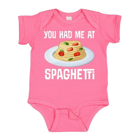 

Inktastic You Had Me at Spaghetti Gift Baby Boy or Baby Girl Bodysuit