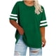 thumbnail image 1 of Mujeres Más Tamaño de Manga Larga Tops Cuello Redondo Camisa Casual Camiseta Top para la Primavera Verano Uso Diario Más Tamaño Casual Tops, 1 of 5