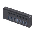 thumbnail image 1 of Concentrador USB alimentado, concentrador USB 3.0, puerto alto, puerto USB, expansor USB, verdadera excelencia, 1 of 8