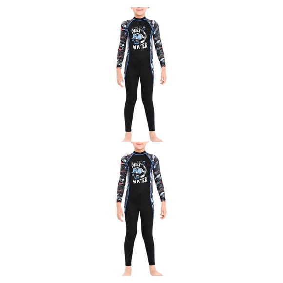 Eigraketly Traje de neopreno para niños Ropa de baño Ropa de baño para niños Niñas con negro L Type2 NO2 Eigraketly CBP586800