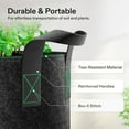 thumbnail image 6 of VIVOSUN 5-Pack 10 Gallon Plant Grow Bags, Heavy Duty Thickened Nonwoven Fabric Pots with Handles, 6 of 7