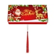thumbnail image 2 of 1PC Christmas Money Envelope for Cash, 10 Slots Booklet, Holiday Money Card Holder Tassels, Surprise Christmas Xmas Gift Card Holder for Santa Cash Supplies, 2 of 7