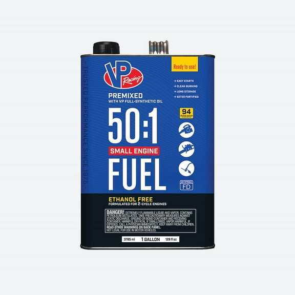 VP Racing Fuels 253480 Gallon 50-1 Premix Small Engine Fuel for 2 Cycle & 4 Cycle Outdoor Power Equipment