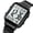 Black and White, variant on Digital Watch for Men Women, 30M Waterproof Wristwatches with Backlight Chronograph Alarm, 9.05 inches / 23 cm Stainless Steel Band, Black