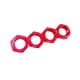 thumbnail image 2 of 4 tuercas hexagonales para rueda de coche RC Arrma 6S Notorious Karton Outcast Typhon HSP 1/7 1/8 rojo, 2 of 5