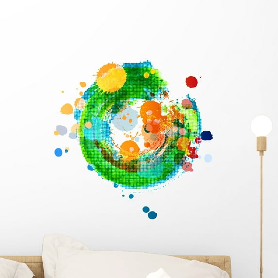 Vector Grunge Design Elements Wall Decal by Wallmonkeys Peel and Stick Graphic (18 in H x 18 in W) WM3071
