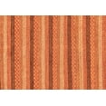 thumbnail image 1 of Ahgly Company Indoor Rectangle Abstract Orange Modern Area Rugs, 6' x 9', 1 of 4