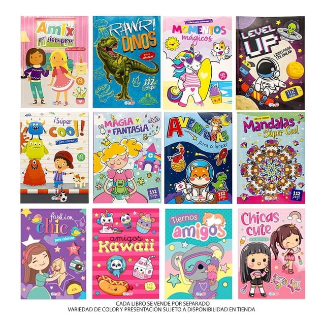 Libro Colorear Prichos Dreams Art BCDAR3818 Varios modelos, 1 Pieza