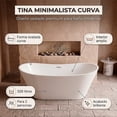 thumbnail image 2 of Tina De Baño Rack and Pack Lujo Fibra De Vidrio 170 X 72 X 70 Cm, 2 of 7