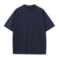 thumbnail image 5 of Cmfcve Oversized T-shirts for Men Pullover Round Neck Top Blouses Stretch Short Sleeve Gym T-shirts, 5 of 5