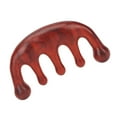 2024 New Scalping Massage Comb 5 Teeth Sandalwood Gua Sha Handheld