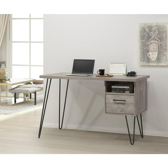 I Home Furnishings Grey Oak Desk