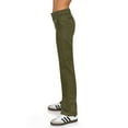 thumbnail image 2 of KHAKI & BLUE Women's Work Pants – High Rise Straight Leg Casual Trousers with Pockets, 2 of 6