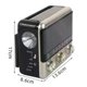 thumbnail image 2 of Kitchen Radio, Portable Radio, Kitchen Radio Nostalgia Radio with Bluetooth, Simple Radio for Seniors, 2 of 4