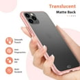 thumbnail image 2 of Étui pour iPhone 11 Pro, Étui Mate Translucide avec Bords Rouges Souples, Antichoc et Anti-Chute Conçue pour iPhone 11 Pro, 2 of 8