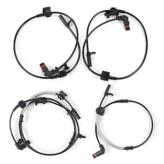 MOCA AUTOPARTS 4pcs Front Rear Left Right ABS Speed Sensor Fit for 2005-2010 Chrysler 300 & 2006-2010 Dodge Charger