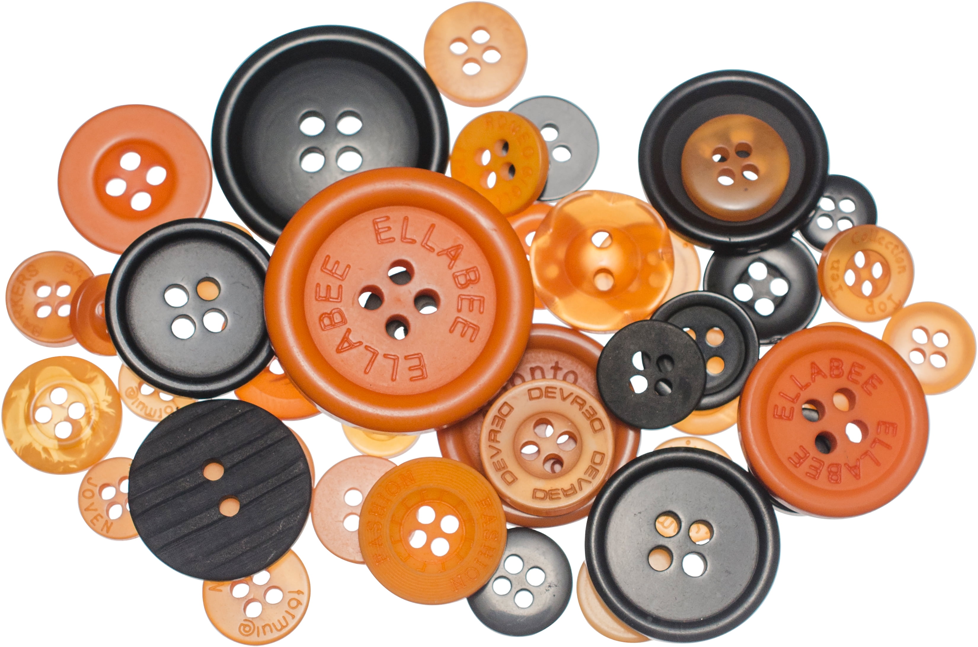 Buttons Galore Button Mason JarsHalloween