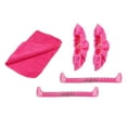 thumbnail image 1 of Fundas para patines sobre hielo, fundas para patines, funda protectora con paño de limpieza, funda para patinaje Rosa, 1 of 8