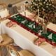 thumbnail image 5 of Mantel navideño de 72 x 13 pulgadas, bandera navideña para mesa, impermeable, decoración para mesa de centro, mantel largo, suministros de decoración navideña., 5 of 5