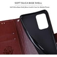 thumbnail image 5 of for Samsung Galaxy A03 Wallet Case with Credit Card Holder, Rose Flower [Wrist Strap] Cove Cash Pockets Flip Phone Case for Samsung Galaxy A03 RS Brown, 5 of 14